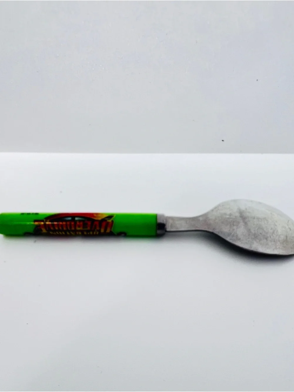Green Power Ranger Toddler Spoon Vintage Collectible Childs Spoon